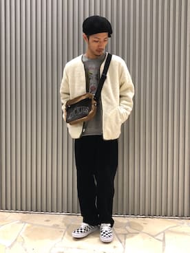 「RAGEBLUE（レイジブルー）のアイテム（ミリタリージャケット）」を使った、Yusukeさん（メンズ・173cm）の秋コーディネート