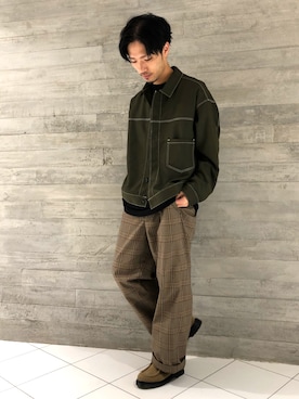 「RAGEBLUE（レイジブルー）のアイテム（その他シューズ）」を使った、Yusukeさん（メンズ・173cm）の秋コーディネート