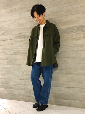 「RAGEBLUE（レイジブルー）のアイテム（その他シューズ）」を使った、Yusukeさん（メンズ・173cm）の秋コーディネート