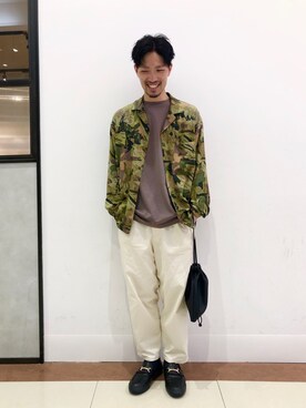 「RAGEBLUE（レイジブルー）のアイテム（ローファー）」を使った、Yusukeさん（メンズ・173cm）の春コーディネート