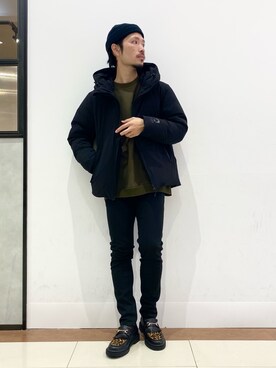 「RAGEBLUE（レイジブルー）のアイテム（ローファー）」を使った、Yusukeさん（メンズ・173cm）の秋コーディネート