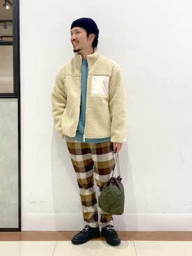 「RAGEBLUE（レイジブルー）のアイテム（ローファー）」を使った、Yusukeさん（メンズ・173cm）の冬コーディネート