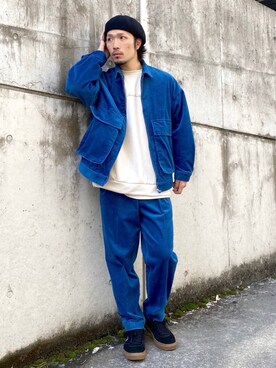 「RAGEBLUE（レイジブルー）のアイテム（その他アウター）」を使った、Yusukeさん（メンズ・173cm）の冬コーディネート