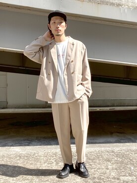 「KLEMAN（クレマン）のアイテム（ブーツ）」を使った、Yusukeさん（メンズ・173cm）の春コーディネート