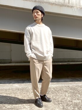 「KLEMAN（クレマン）のアイテム（ブーツ）」を使った、Yusukeさん（メンズ・173cm）の春コーディネート