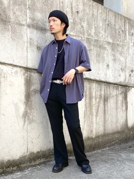 「KLEMAN（クレマン）のアイテム（ブーツ）」を使った、Yusukeさん（メンズ・173cm）の春コーディネート