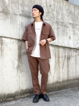 「KLEMAN（クレマン）のアイテム（ブーツ）」を使った、Yusukeさん（メンズ・173cm）の春コーディネート