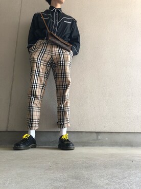 「Lui's（ルイス）のアイテム（ウォレットチェーン）」を使った、takexさん（メンズ・175cm）の春コーディネート