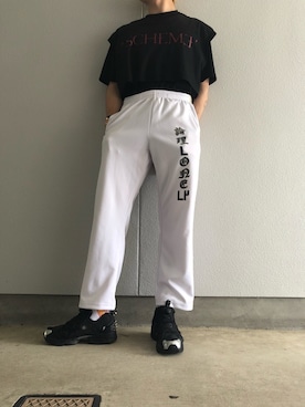 「LONELY/論理（ロンリー）のアイテム（パンツ）」を使った、takexさん（メンズ・175cm）の春コーディネート