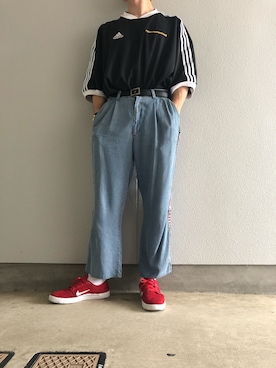 「CONVERSE（コンバース）のアイテム（レッグウェア）」を使った、takexさん（メンズ・175cm）の夏コーディネート