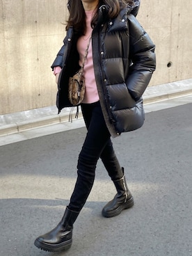「ISABEL MARANT（イザベルマラン）のアイテム（バッグ）」を使った、yattiiさん（レディース・165cm）の冬コーディネート