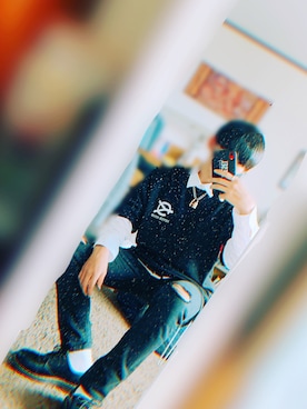 「DIESEL（ディーゼル）のアイテム（財布/小物）」を使った、Rikuさん（メンズ・170cm）の秋コーディネート
