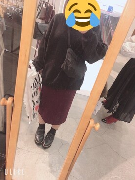 「アイテム（スウェット）」を使った、Mememeさん（レディース・156cm・30代）の冬コーディネート