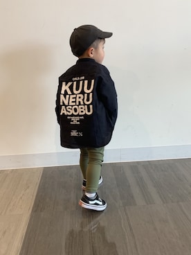 「いいね、save、フォローお願いします🤑」｜rikorikuさん（キッズ・90cm）の春コーディネート
