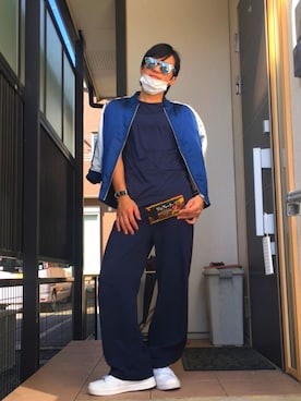 「NEFF（ネフ）のアイテム」を使った、lawmaさん（メンズ・166cm）の夏コーディネート