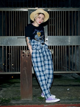 Candee郭百白さんのコーディネート