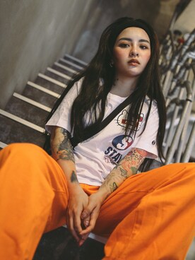 Candee郭百白さんのコーディネート