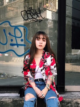 Candee郭百白さんのコーディネート