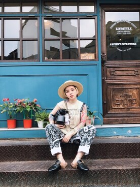 Candee郭百白さんのコーディネート