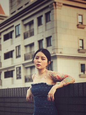 Candee郭百白さんのコーディネート