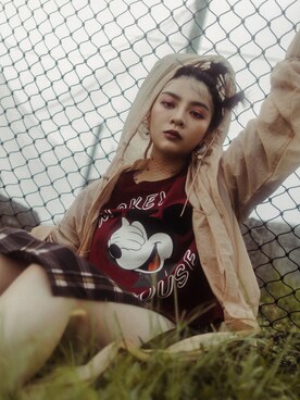 Candee郭百白さんのコーディネート