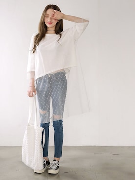 「ロング丈」｜envylookさん（レディース・165cm）の春コーディネート