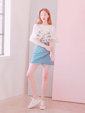 「fd style（エフディ スタイル）のアイテム」を使った、envylookさん（レディース・165cm）の春コーディネート