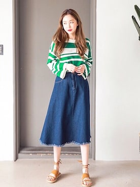 「fd style（エフディ スタイル）のアイテム」を使った、envylookさん（レディース・165cm）の春コーディネート