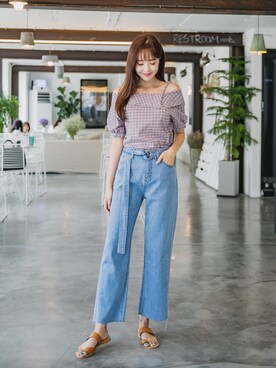 「fd style（エフディ スタイル）のアイテム」を使った、envylookさん（レディース・165cm）の夏コーディネート