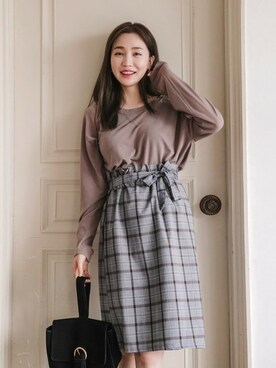 「fd style（エフディ スタイル）のアイテム」を使った、envylookさん（レディース・165cm）の秋コーディネート