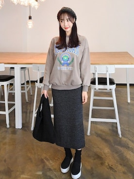 「韓国ファッション」｜envylookさん（レディース・165cm）の秋コーディネート