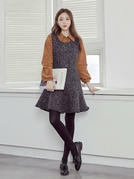「fd style（エフディ スタイル）のアイテム」を使った、envylookさん（レディース・165cm）の冬コーディネート