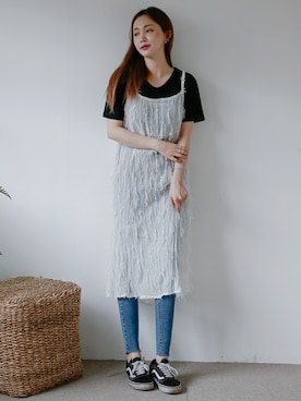 「fd style（エフディ スタイル）のアイテム（パンツ）」を使った、envylookさん（レディース・160cm）の冬コーディネート