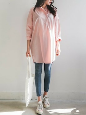 「fd style（エフディ スタイル）のアイテム（パンツ）」を使った、envylookさん（レディース・165cm）の春コーディネート