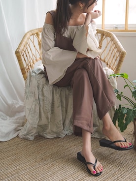 「fd style（エフディ スタイル）のアイテム」を使った、envylookさん（レディース・165cm）の春コーディネート