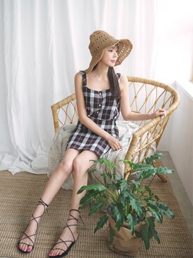 「セットアップコーデ」｜「アイテム（その他）」を使った、envylookさん（レディース・165cm）の春コーディネート