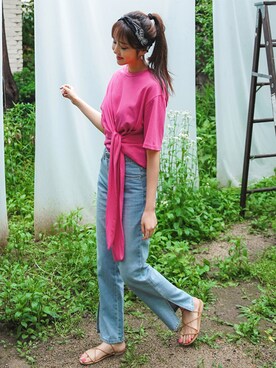 「fd style（エフディ スタイル）のアイテム」を使った、envylookさん（レディース・165cm）の春コーディネート