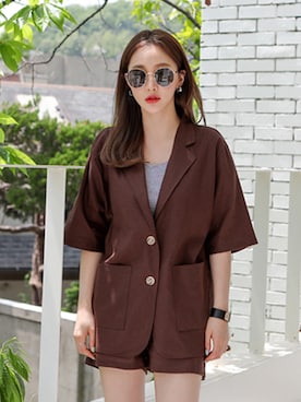 「fd style（エフディ スタイル）のアイテム（セットアップ）」を使った、envylookさん（レディース・165cm）の春コーディネート