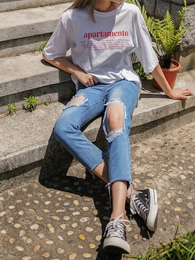 「fd style（エフディ スタイル）のアイテム」を使った、envylookさん（レディース・165cm）の春コーディネート