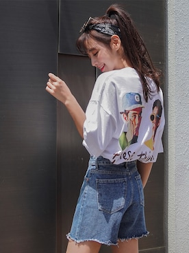 「fd style（エフディ スタイル）のアイテム（パンツ）」を使った、envylookさん（レディース・165cm）の春コーディネート