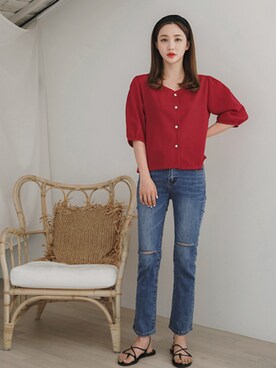 「fd style（エフディ スタイル）のアイテム」を使った、envylookさん（レディース・165cm）の夏コーディネート