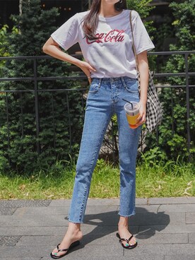 「fd style（エフディ スタイル）のアイテム」を使った、envylookさん（レディース・165cm）の夏コーディネート