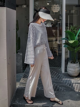 「envylook_japan」｜envylookさん（レディース・165cm）の夏コーディネート