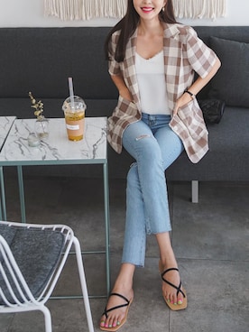 「envylook_japan」｜envylookさん（レディース・165cm）の夏コーディネート