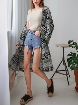 「fd style（エフディ スタイル）のアイテム」を使った、envylookさん（レディース・165cm）の夏コーディネート