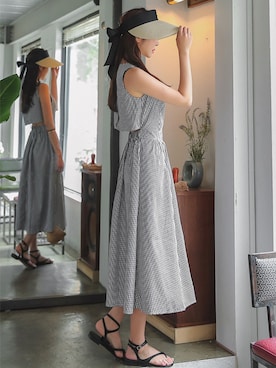 「fd style（エフディ スタイル）のアイテム」を使った、envylookさん（レディース・165cm）の夏コーディネート