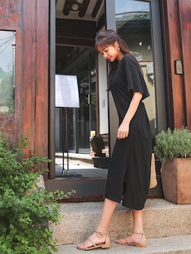 「肌見せ」｜envylookさん（レディース・165cm）の夏コーディネート