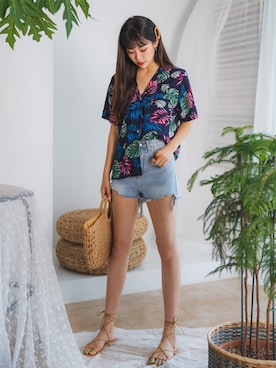 「fd style（エフディ スタイル）のアイテム」を使った、envylookさん（レディース・165cm）の夏コーディネート