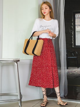 「fd style（エフディ スタイル）のアイテム」を使った、envylookさん（レディース・165cm）の夏コーディネート