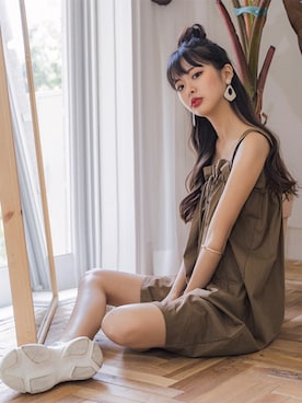 「fd style（エフディ スタイル）のアイテム」を使った、envylookさん（レディース・165cm）の夏コーディネート